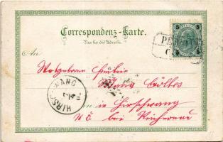 1902 Pernitz, Myrafälle, Karnerwirth, Türkenloch, Steinwandklamm (Eingang) Druck v. Regel & Krug...