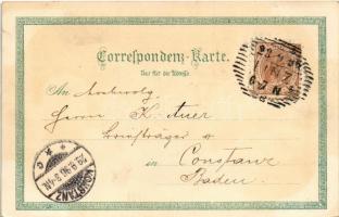 1896 (Vorläufer!!!) Linz, Museum, Pöstling-Berg, Franz Joseph-Warte, Maria Empfängniss Dom. Ottmar Z...