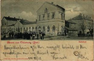 1900 Bohumín, Oderberg; Bahnhof / railway station. Verlag Joh. Smuda (Rb)