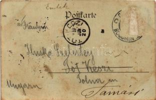 1900 Bohumín, Oderberg; Bahnhof / railway station. Verlag Joh. Smuda (Rb)