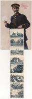 Dresden, Gruss aus... Postman leporellocard with 10 pictures (pinhole)