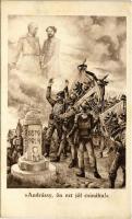 Andrássy, Ön ezt jól csinálta! / WWI Austro-Hungarian K.u.K. military art postcard, patriotic propaganda. Wiener Rotophot Nr. 54. s: H. Pangratz
