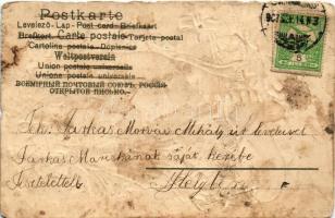 Children art postcard. Emb. litho (b)