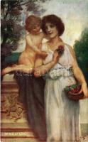 Roses of Love. Raphael Tuck & Sons Oilette Serie No. 9369.