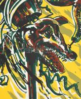 Simonyi Emő (1943-): Álom, 1992. Szitanyomat, papír. Jelzett, számozott (22/40). 62x46 cm