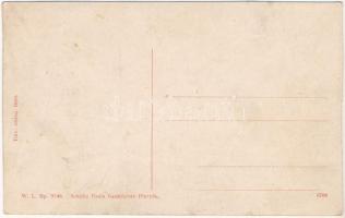 Pöstyén, Piestany; park részlet. W.L. Bp. 5746. Schultz Paula kiadása / park (vágott / cut)