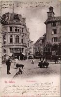 1901 Sankt Gallen, Multergasse / street (EK)