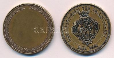 2006. "A Szentháromság tér felújításáért - Baja 2006" kétoldalas Br emlékérem kapszulában ...