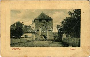 Korpona, Krupina; Várkapu. W.L. Bp. 4767. Kiadja Ruzsinák Antal / castle gate (kopott sarkak / worn corners)