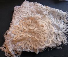 5 db horgolt csipketerítő