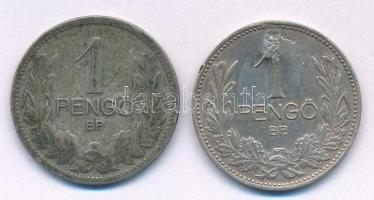 1926-1939. 1P Ag (2xklf) T:2-,3 patina, ü. Adamo P6