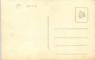 1933-34 M. kir. 1. honvéd vonatosztag emléklapos tiszti iskola tablója / Hungarian military school t...