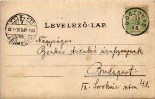 1905 Boconád (Heves), paplak. photo