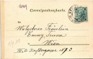 1900 Neumarkt im Hausruckkreis, Neumarkt-Kallham; Neumarkt, Kallham, Kalvarienberg, Bahnhof / street...