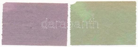 ~1930-1940. "Czeglédi helypénzjegy" 60 fillér és 1 korona értékben (2xklf) T:III sarokhián...