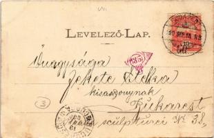 1900 Budapest VIII. József körút, villamosok, Barabás József, Répásy és Telek, Adria részvénytársasá...