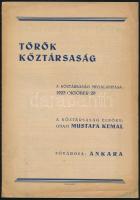 1930 A Török Köztársaság - az új Törökország, ismertető füzet statisztikákkal, benne négy oldalon fotókkal, 16p