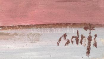 Bánfi jelzéssel: Szentendre. Olaj, karton, 33x23 cm