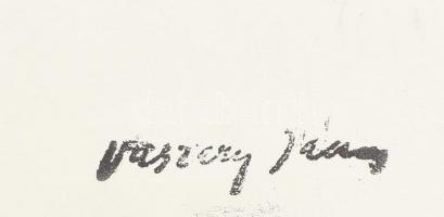 Vaszary János (1867-1939): Női aktok, 4 db grafika. Ofszet, papír, jelzett a nyomaton. 50x35cm