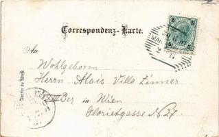 1901 Maria Taferl, Marbach a. d. Donau mit Maria-Taferl, Strasse, Bussweg mit der Kirche / pilgrimag...