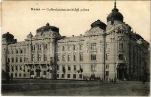 1912 Kassa, Kosice; Hadtestparancsnoksági palota / K.u.k. Military Corps Headquarters palace (EK)