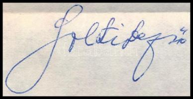 1967 Solti Dezső (1912-1993) sportmenedzser, az Internationale klubigazgatója saját kézzel aláírt kö...