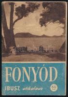 1953 Fonyód, IBUSZ útikalauz, képekkel illusztrált, 16p