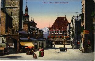 1918 Hall in Tirol, Oberer Stadtplatz, Markt