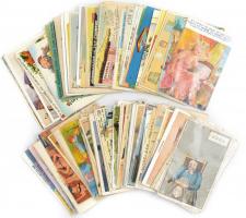 Kb. 87 db főleg RÉGI humoros motívum képeslap vegyes minőségben / Cca. 87 mostly pre-1945 humorous m...