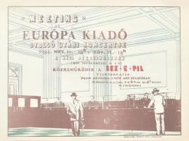 Európa kiadó és Sex E Pil zenekar plakát 30x40 cm