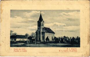 1914 India, Indija; R. k. Kapelle / R.k. kapela na groblju / kápolna a temetőben / chapel in the cemetery. W.L. Bp. 4273. (EK)