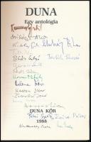 Vargha-Nagy-Perczel: Duna. Egy antológia. H.n., 1988, Duna Kör. Kiadói papír kötésben. A kötet szerz...