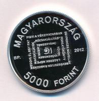 2012. 5000Ft Ag "Örkény István születésének 100. évfordulója" tanúsítvánnyal, tájékoztatóv...