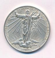 Ausztria 1947. Ezüstözött Br naptárérem (40mm) T:2 Austria 1947. Silver plated Br calendar coin (40mm) C:XF