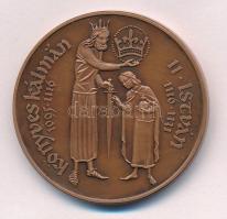 Fritz Mihály (1947-) 1995. "Könyves Kálmán, II. István / Székesfehérvár MÉE 1995" kétoldal...