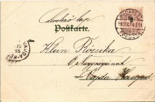 1898 (Vorläufer) Children art postcard, angels. Theo. Stroefer's Kunstverlag Aquarell-Postkarte...