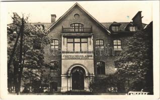 1937 Budapest XIII. Csepeli Weiss Alice Gyermekágyas Otthon közkórház (Pesti zsidó kórház). Bókay tér 4. (Szabolcs utca és Bókay kert)