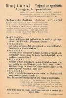 cca 1943 A magyar faj pusztulása antiszemita egyetemi röplap