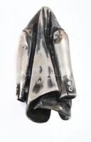 Ezüst (Ag) kabátka, jelzett, 31,5 g, h: 5 cm