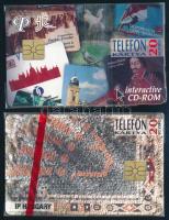 1995 2 db használatlan telefonkártya, 4000 példányos