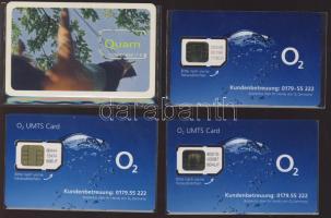 5 db német használatlan SIM kártya