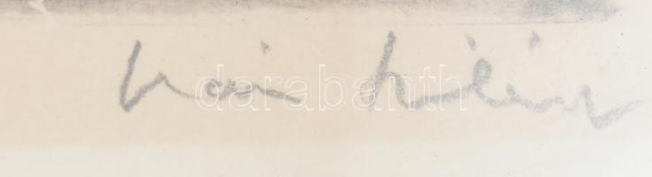 Iván Szilárd (1912-1988): Delelés. Rézkarc, papír, jelzett, lap alján Művészeti ALap bélyegzőjével, ...