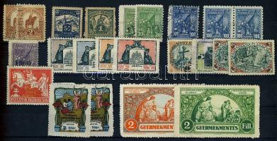 56 db magyar levélzáró, többnyire háború előtti