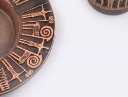 Retró hamutál, és cigaretta kínáló eredeti díszdobozban