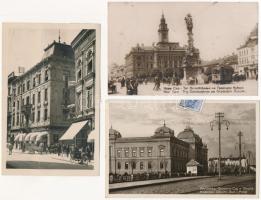 18 db RÉGI délszláv város képeslap vegyes minőségben: sok horvát / 18 pre-1945 South Slavic town-view postcards in mixed quality: mostly Croatian