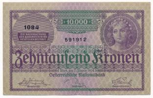 Ausztria 1924. 10.000K T:II- Austria 1924. 10.000 Kronen C:VF Krause P#85