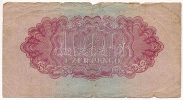 1944. 1000P "A Vörös Hadsereg Parancsnoksága" "TP 824263" T:III-,IV Adamo P48