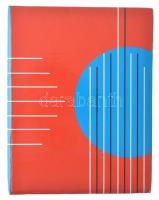 200 férőhelyes műanyag képeslap berakó osztott lapokkal (10 x 15 cm lapméretig), piros borítóval