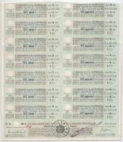 Budapest 1917. "A Magyar Korona Országai 6%-kal kamatozó Járadékkölcsön" államadóssági köt...