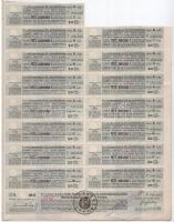 Budapest 1918. "A Magyar Korona Országai 6%-kal kamatozó Járadékkölcsön" államadóssági köt...